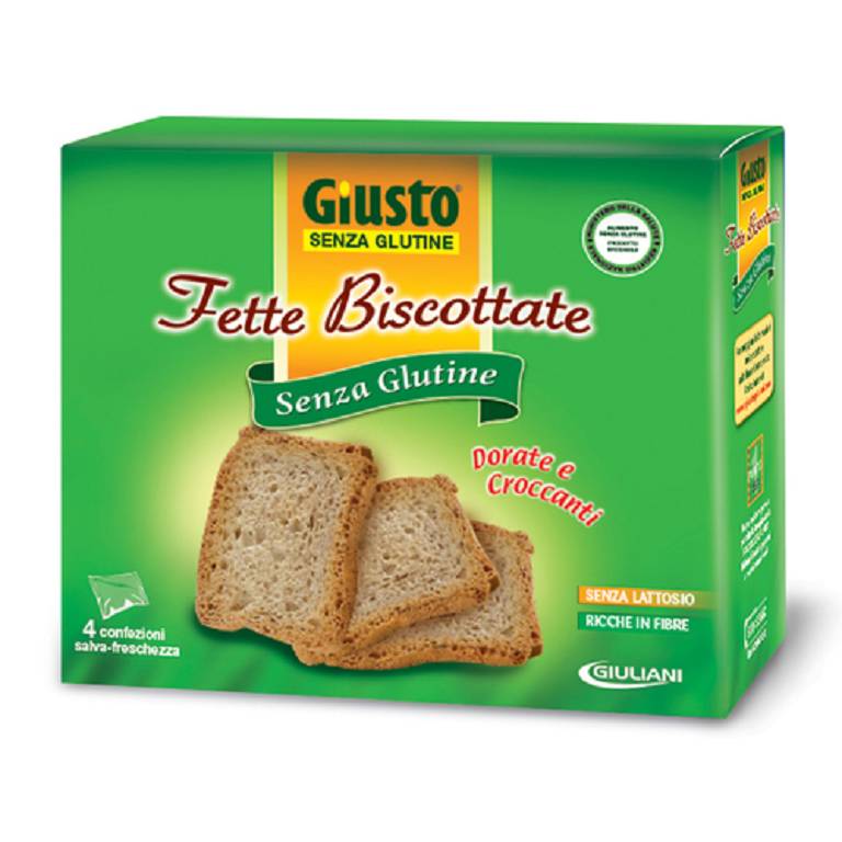 GIUSTO S/G FETTE BISC 250G