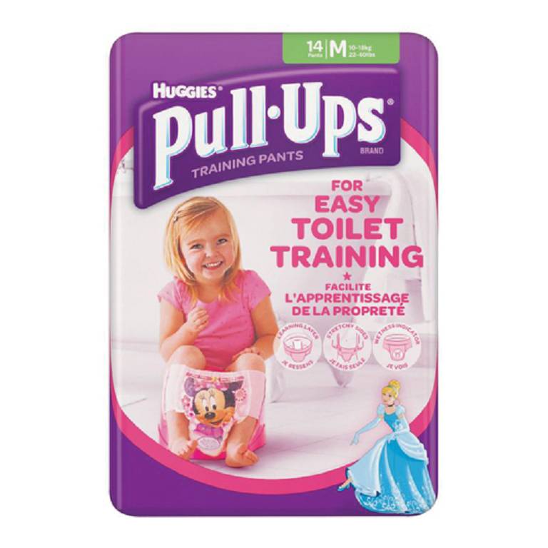 HUGGIES PULL UPS GIRL12/18 14P